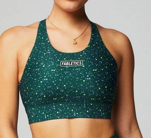 Neu ohne Etikett Damen Fabletics No Bounce High Impact Sport-BH grün Konfetti - XS - Bild 1 von 7