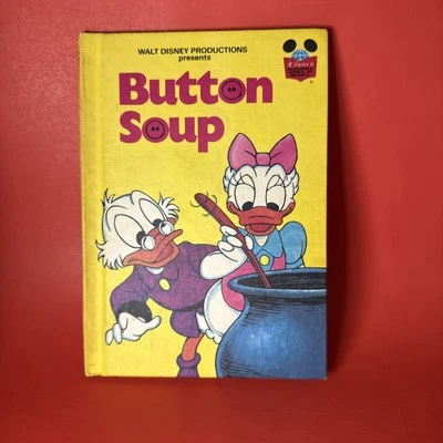 Disney Button Soup 1975 Book #28 Daisy & Scrooge 5th Printing–Excellent! - Image 1 of 4