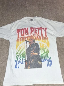 Vintage Tom Petty & The Black Crows 2005 Tour T-Shirt Mens Large  - Picture 1 of 7