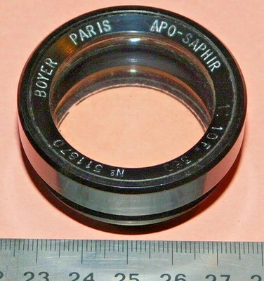 VINTAGE apo-saphir PARIS 1:10F=360 LENTILLE lens OBJECTIF objective 511870 photo - Photo 1/4