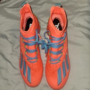BRAND NEW ADIDAS ADIZERO PRIMEKNIT PK CORAL CYAN FOOTBALL CLEATS SIZE 10.5 - Picture 1 of 7