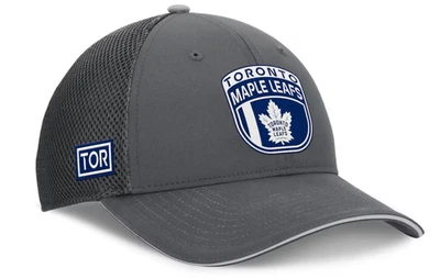 Toronto Maple Leafs Fanatics Gray Authentic Pro Home Ice Trucker Adjustable Hat - Image 1 of 4