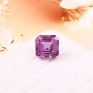 AAA 5.25 Ct Natural Flawless Brazilian Alexandrite Loose Asscher Gemstone Cut - Picture 1 of 5