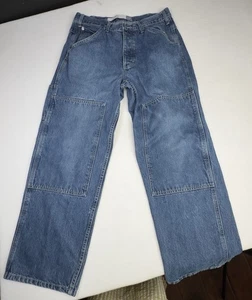 Vintage Gap Miner Jeans Herren 34x30 Blau Wide Leg Carpenter Double Knee Y2K Denim - Bild 1 von 14