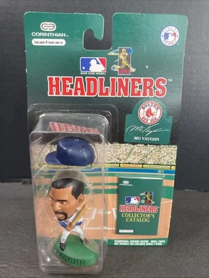 MO VAUGHN - Boston Red Sox - Corinthian 1997 MLB Headliners 3" Action Figure NOC - Image 1 of 4