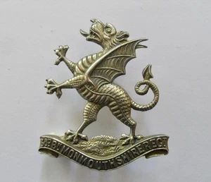 BRITISH ARMY CAP BADGE. THE MONMOUTHSHIRE REGIMENT (  3rd. Battalion. ) - Picture 1 of 1