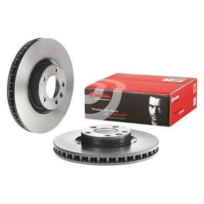 For Porsche Cayenne 11-18 Brake Rotor UV Coated Series Plain Vented Front Driver — 第 1/4 张图片