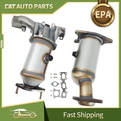 2x Catalytic Converter Left Right For Lincoln Mkx 2011-2015 3.7L Ford Edge 11-14 - Image 1 of 4
