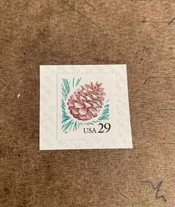 2491 Pine Cone 29 cents. Plate Number Coil Single #B1. MNH - Picture 1 of 1