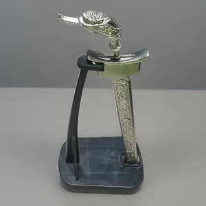 Daga Keris Kris indonesia miniatura de segunda mano soporte de exhibición de estatua decorativa - Imagen 1 de 3