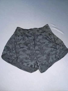 Pantalones Cortos Atléticos Forrados Lululemon Para Mujer’s 6 Negro Camuflaje -4431 - Imagen 1 de 18