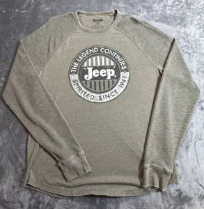 Jeep Spirit 1941 Crewneck Sweatshirt By Lucky Brand Vintage Style Fleece Large - Picture 1 of 6