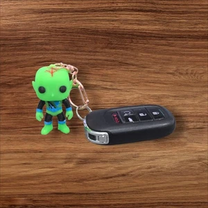 Mini Funko-Style Major Matt Mason Callisto Keychain – 2" Figure glow in the dark - Picture 1 of 5