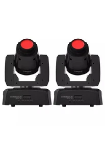Pair of Intimidator Spot 110 Compact LED Moving Head Beam Gobo DMX DJ Light - Picture 1 of 10