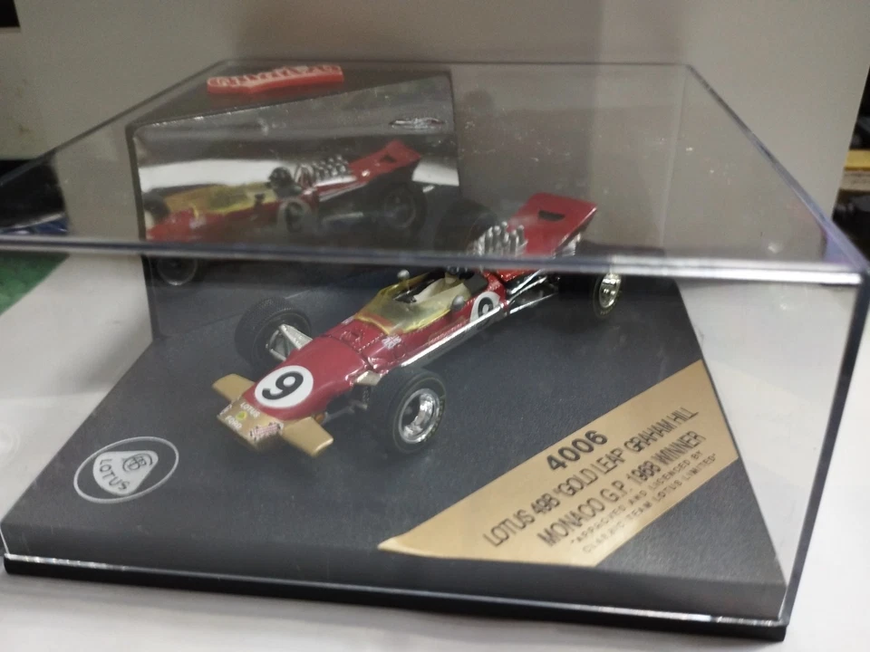 Quartzo 4006 Lotus Gold Leap Graham Hill Win Monaco GP 1968 Scala 1/43 - Immagine 1 di 1