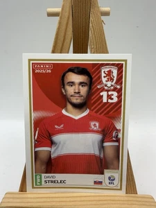 PANINI EFL 2025 - 26  STICKER David Strelec Middlesbrough FC #194 - Picture 1 of 8