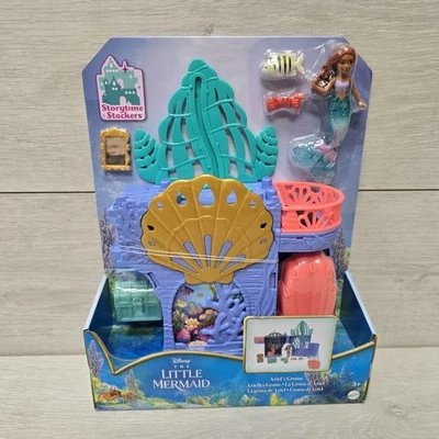 Disney The Little Mermaid Ariel's Grotto Playset With Figure Compact Carry New