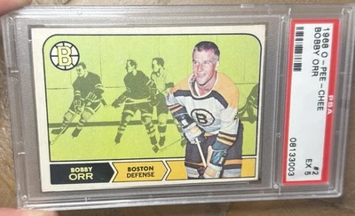 1968 O-Pee-Chee Bobby Orr #2 PSA 5 💎 Boston Bruins Hall Of Fame - Image 1 of 2
