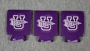 Tecovas U 3 Beer Can Koozie set Purple Insulated Coozies NEW - Imagen 1 de 4