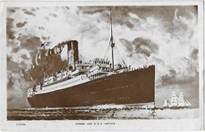 Cunard Line R.M.S. ANTONIA (later Wayland)- WHS Kingsway Card - Unposted