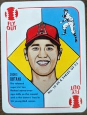 2021 Topps 1951 by Blake Jamieson #16 Shohei Ohtani Red Back SP MVP ANGELS