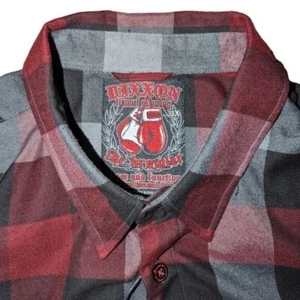 DIXXON "The Brawler" schwarz/rot Herren Flanell 3X - Bild 1 von 4