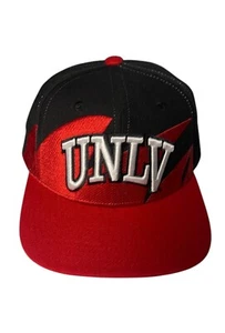 UNLV Mitchell & Ness Men's Hat Cap 2022 Sharktooth Structured Snapback OSFM NCAA - Picture 1 of 10