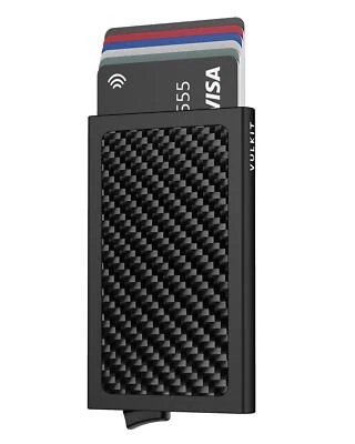 Pop Up Wallet,Slim Minimalist Credit Card Holder For Men and Women RFID Blocking - Image 1 of 4