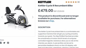 Kettler Axos R Recumbent Cycle Excerise Bike - Picture 1 of 7
