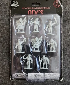 Monster Protectors 8 Unpainted Fantasy Orcs Mini Figures - Picture 1 of 2