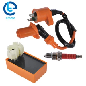 Performance Ignition Coil CDI Spark Plug Kit For GY6 150cc 125cc 50cc Scooter - Picture 1 of 6