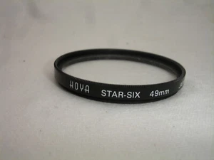 HOYA 49mm Star-six filter only - Cross Screen - Picture 1 of 2