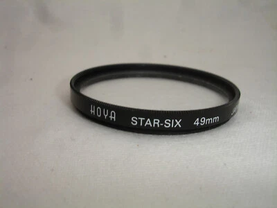 HOYA 49mm  Star-six filter only - Cross Screen - Image 1 of 2