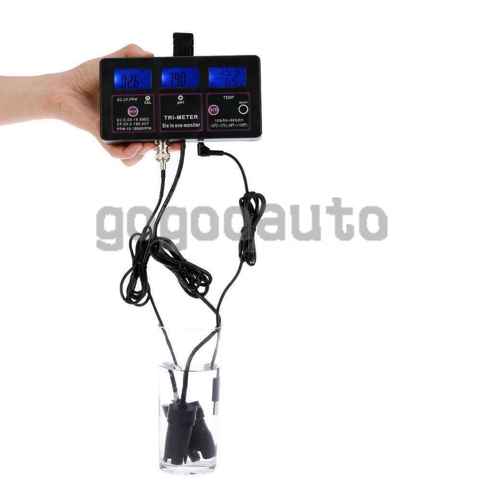 pH-217 6-in-1 Multi-function Digital Water Quality Testing Meter Analyzer Tester - Image 1 of 4