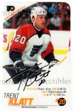1997-98 Philadelphia Flyers Phone Cards #8 Trent Klatt