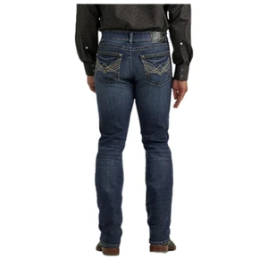 112338552 Jean recto delgado Wrangler Rock 47 para hombre - Cowboy Kiss NUEVO - Imagen 1 de 30