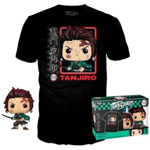 Set Figura Pop & Tee Demon Slayer Kitmesu No Yaiba Tanjiro Funko taglia L - Imagen 1 de 1