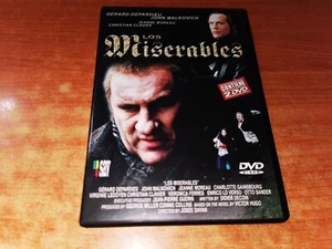 LOS MISERABLES DVD DOBLE GERARD DEPARDIEU JOHN MALKOVICH JEANNE MOREAU 2 DVD - Imagen 1 de 4