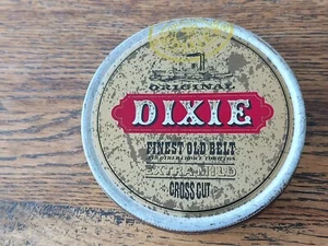 Dixie Extra Mild Cross Cut Danish Cigarette Tobacco 4 Ounces Tin VG Condition - Picture 1 of 4