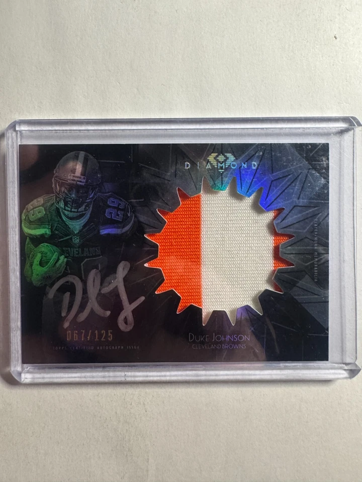 K290,859 - 2015 Topps Diamond Rookie Jumbo Relic Auto #RAJPDJ Duke Johnson #/125 - Image 1 of 1