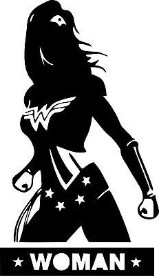 Calcomanía Vinilo Coche Camión Adhesivo Pared DC Liga de la Justicia - Wonder Woman v5 Foto 1 de 4