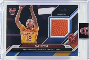 Juju Watkins 2024 Bowman U Now Fastest 1K Game-Used Basketball Relic Blue #/49 - Picture 1 of 2