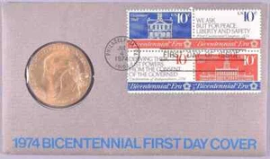 1974 Bicentennial First Day Cover ~ John Adams ~ *K660 - Picture 1 of 3