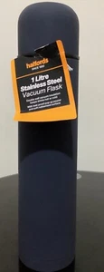 Halfords 1L Stainless Steel Vacuum Flask ### - Picture 1 of 2