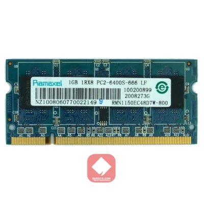 Ramaxel Ram DDR2 DDR-2 800Mhz 1GB PC2-6400S SO-DIMM RMN1150EC48D7W-800 - Immagine 1 di 2