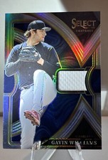 🔥Gavin Williams Guardians  -2023 Select Baseball  Jersey Patch #’D/199 Prizm🔥
