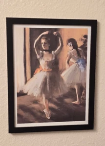 Two Dancers (Ballerinas) By Edgar Degas Impressionism Framed Art Print - Picture 1 of 4