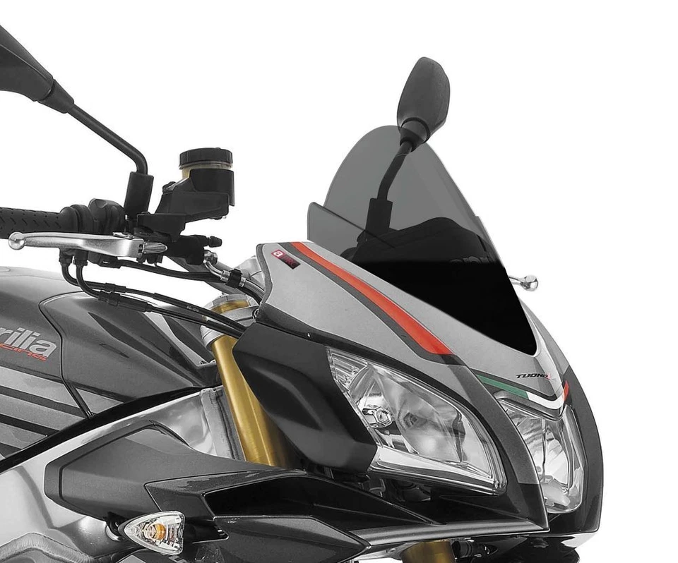 Parabrisas universal Puig para Aprilia Tuono V4R 2015-2019 Racing Dark Smoke 3 mm Foto 1 de 3