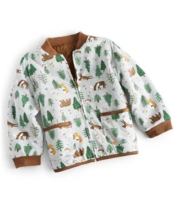 First Impressions Baby Boys Reversible Faux Sherpa Jacket 2T 24 Month NWT Woods - Picture 1 of 4