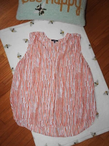 NYDJ orange & weiße Bluse Large - Bild 1 von 6